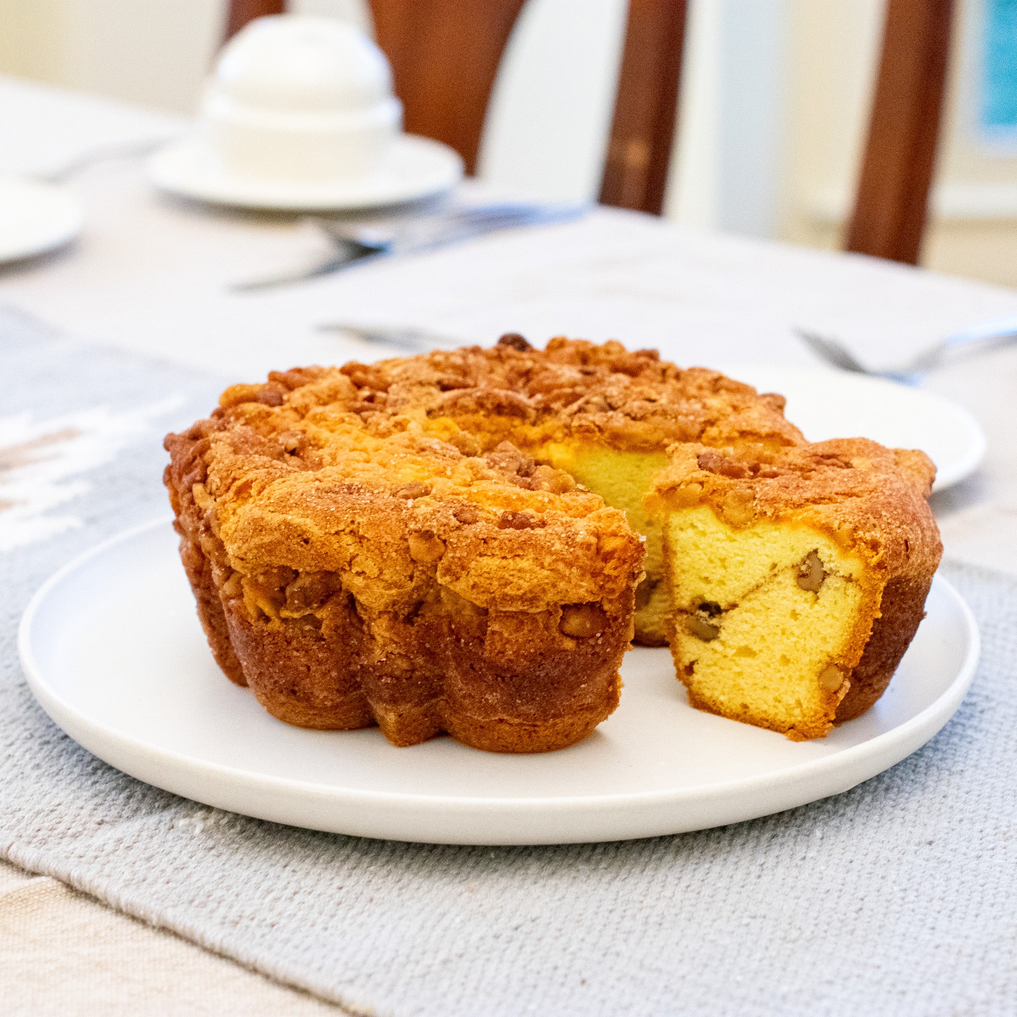 Rocket Brew's signature coffee cake